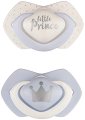 Залъгалки със симетрична форма Canpol babies Light Touch - 2 броя, от серията Royal Baby, 6-18 м - 
