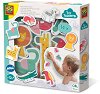 Животни за баня - Сафари - Детски комплект за игра от серията "Tiny Talents" - играчка