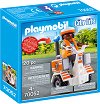 Детски конструктор - Playmobil Мини количка за спешна помощ - Със светлинни ефекти от серията "City Life" - 