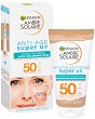Garnier Ambre Solaire Anti-Age Cream SPF 50 - Слънцезащитен крем за лице против стареене от серията Ambre Solaire - 