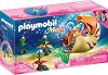 Детски конструктор Playmobil - Русалка в морски охлюв - 