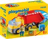 Детски конструктор - Playmobil Самосвал - От серията "1.2.3" - 