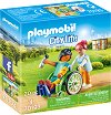 Фигурки - Playmobil Пациент в инвалидна колика - От серията "City Life" - 