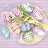 Салфетки за декупаж - Великденски пролетни яйца - Пакет от 20 броя - 
