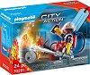 Детски конструктор - Playmobil Пожарникар - Подаръчен комплект  от серията "City Action" - 