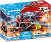 Детски конструктор - Playmobil Противопожарен автомобил - Oт серията "Stunt Show" - 