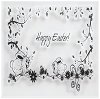 Силиконов печат Happy Easter - 10 x 10 cm - 