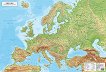 Стенна природногеографска карта на Европа - 