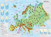 Стенна климатична карта на Европа - 