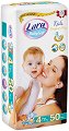 Пелени Lara Baby Soft Premium 4 Maxi - 50 броя, за бебета 7-18 kg - 