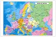 Настолна карта на Европа и Европейския съюз - продукт