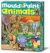 Направи сама гипсови магнити - Диви животни - Творчески комплект от серията "Mould & Paint" - 