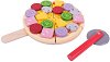 Пица - Детски дървен комплект за игра - 