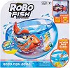 Плуваща рибка с променящ се цвят с аквариум - Robo Fish - Комплект за игра с вода от серията "Robo Alive" - 