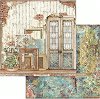 Хартия за скрапбукинг Stamperia - Врата - 30.5 x 30.5 cm от колекцията Atelier des Arts - 