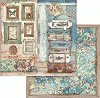 Хартия за скрапбукинг Stamperia - Багаж - 30.5 x 30.5 cm от колекцията Atelier des Arts - 