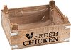 Дървена кашпа Fresh Chicken