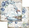 Хартия за скрапбукинг Stamperia - Морска костенурка - 30.5 x 30.5 cm от колекцията Sea Dreams - 