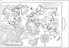 Силиконова форма за моделиране - Карта на света