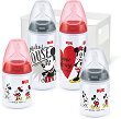 Комплект за новородено Мики Маус - Temperature Control - С шишета, биберони и кошница от серията First Choice - 