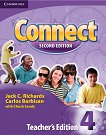 Connect - ниво 4: Материали за учителя : Second Edition - Jack C. Richards, Carlos Barbisan, Chuck Sandy - 