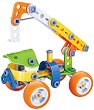 Детски конструктор - Кран - Комплект от 98 елемента от серията "Build and Play" - 