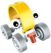 Детски конструктор - Автомобил - Комплект от 18 елемента от серията "Build and Play" - 
