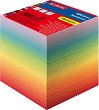 Цветно хартиено кубче Herlitz Rainbow - 800 листчета с размери 9 x 9 cm - 
