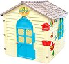 Детска сглобяема къща с дъска за рисуване - С размери 125 / 120.5 / 122 cm - 