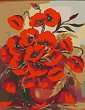 Рисуване по номера Rosa - Макове във ваза - 35 x 45 cm - 