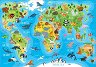 Световна карта с животни - 