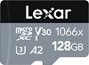 Micro SDXC   128 GB Lexar Silver Professional