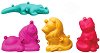 Формички за пясък Bigjigs Toys - Животни - С размери от 4 до 7 cm - 