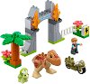 LEGO Duplo - Бягство на Тиранозавър Рекс и Трицератопс - 