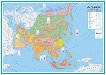 Азия - климат и води - Стенна карта - М 1:11 000 000 - 