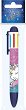 Химикалка с шест цвята Derform - Еднорог