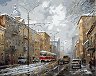 Рисуване по номера Newart - Снежен булевард - 50 x 40 cm - 