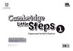 Cambridge Little Steps - ниво 1: Постери по английски език - учебник