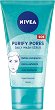 Nivea Purify Pores Daily Wash Scrub - Измиващ гел и скраб за лице 2 в 1 за проблемна кожа - гел