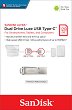 USB A / Type-C 3.1 флаш памет 128 GB SanDisk Dual Drive Luxe