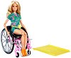 Кукла Барби в инвалидна количка - Mattel - От серията Fashionistas - 