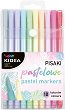 Флумастери Kidea Pastel - 10 цвята - 