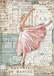 Декупажна хартия - Балерина