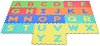 Английската азбука - Детски пъзел-килим от 26 меки части - 
