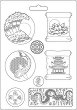 3D форма Stamperia- Японски символи