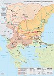 Стенна историческа карта: България при кан Крум и наследниците му 803 - 852 - 