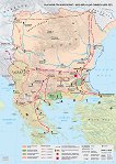Стенна историческа карта: България при княз Борис I 852 - 889 и цар Симеон 893 - 927 - M 1:1 100 000 - 