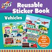 Galt: Превозни средства - книжка със стикери за многократна употреба Vehicles - Reusable Sticker Book - помагало