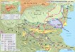 Стенна историческа карта: Руско-турска освободителна война 1877 - 1878 - 