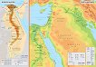 Стенна историческа карта: Египет и двуречието. Египетско царство - 